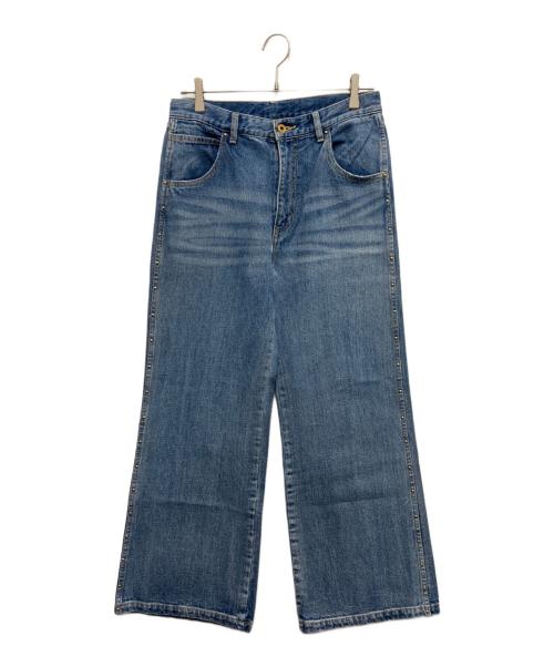 Spick and Span（スピック＆スパン）Spick and Span (スピック＆スパン) 5 1/2 フレアラインスタッズデニムパンツ ブルー サイズ:29の古着・服飾アイテム