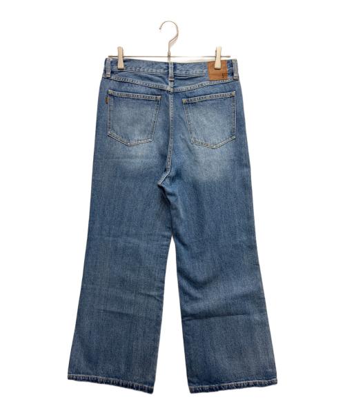 Spick and Span（スピック＆スパン）Spick and Span (スピック＆スパン) 5 1/2 フレアラインスタッズデニムパンツ ブルー サイズ:29の古着・服飾アイテム