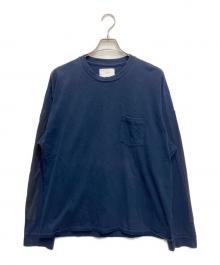 stein（シュタイン）の古着「OVERSIZED LONG SLEEVE TEE（オーバーサイズ ロング スリーブ ティー）」｜ネイビー