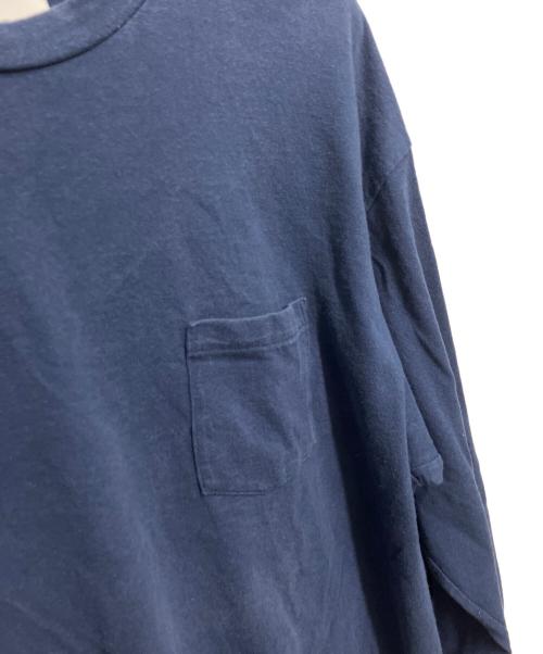 stein（シュタイン）stein (シュタイン) OVERSIZED LONG SLEEVE TEE（オーバーサイズ ロング スリーブ ティー） ネイビー サイズ:Mの古着・服飾アイテム
