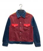 Calvin Klein Jeansカルバンクラインジーンズ）の古着「Blocked classic denim trucker」｜マルチカラー