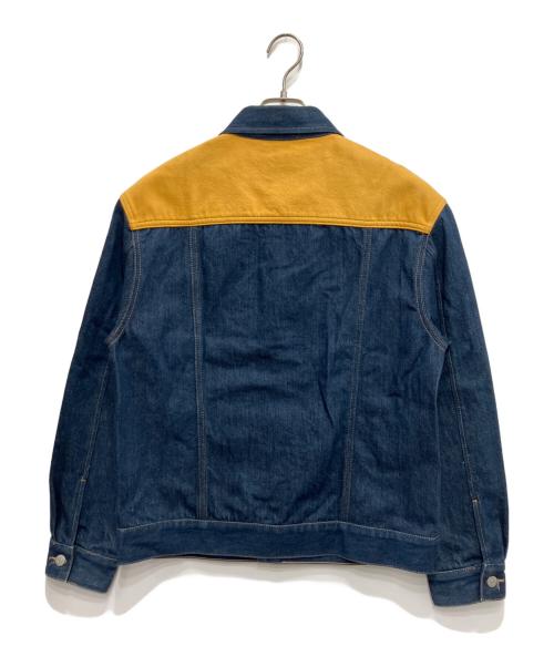 Calvin Klein Jeans（カルバンクラインジーンズ）Calvin Klein Jeans (カルバンクラインジーンズ) Blocked classic denim trucker マルチカラー サイズ:Sの古着・服飾アイテム
