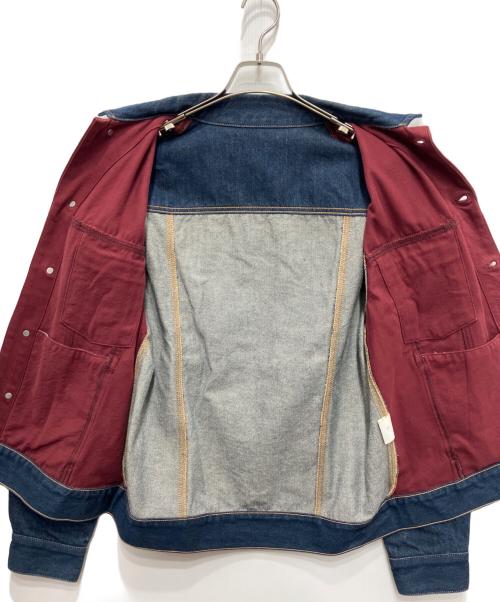 Calvin Klein Jeans（カルバンクラインジーンズ）Calvin Klein Jeans (カルバンクラインジーンズ) Blocked classic denim trucker マルチカラー サイズ:Sの古着・服飾アイテム