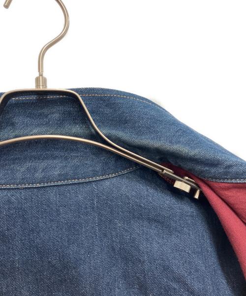 Calvin Klein Jeans（カルバンクラインジーンズ）Calvin Klein Jeans (カルバンクラインジーンズ) Blocked classic denim trucker マルチカラー サイズ:Sの古着・服飾アイテム