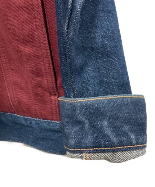 Calvin Klein Jeans（カルバンクラインジーンズ）Calvin Klein Jeans (カルバンクラインジーンズ) Blocked classic denim trucker マルチカラー サイズ:Sの古着・服飾アイテム
