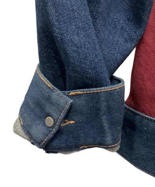 Calvin Klein Jeans（カルバンクラインジーンズ）Calvin Klein Jeans (カルバンクラインジーンズ) Blocked classic denim trucker マルチカラー サイズ:Sの古着・服飾アイテム