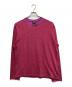 stussy（ステューシー）の古着「LETTER STRIPE LS CREW」｜パープル