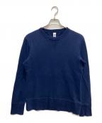 LOOPWHEELER×BEAMS PLUSループウィラー×ビームスプラス）の古着「クルーネックスウェット」｜ネイビー