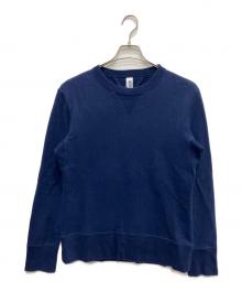 LOOPWHEELER×BEAMS PLUS（ループウィラー×ビームスプラス）の古着「クルーネックスウェット」｜ネイビー