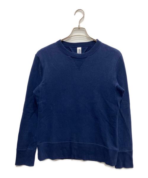 LOOPWHEELER（ループウィラー）LOOPWHEELER (ループウィラー) BEAMS PLUS (ビームスプラス) クルーネックスウェット ネイビー サイズ:Mの古着・服飾アイテム