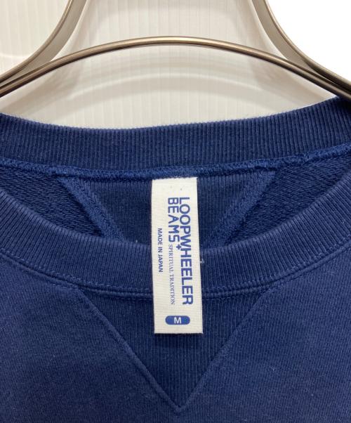 LOOPWHEELER（ループウィラー）LOOPWHEELER (ループウィラー) BEAMS PLUS (ビームスプラス) クルーネックスウェット ネイビー サイズ:Mの古着・服飾アイテム