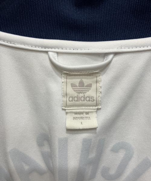 adidas（アディダス）adidas (アディダス) トラックジャケット ネイビー×ホワイト サイズ:Ｌの古着・服飾アイテム