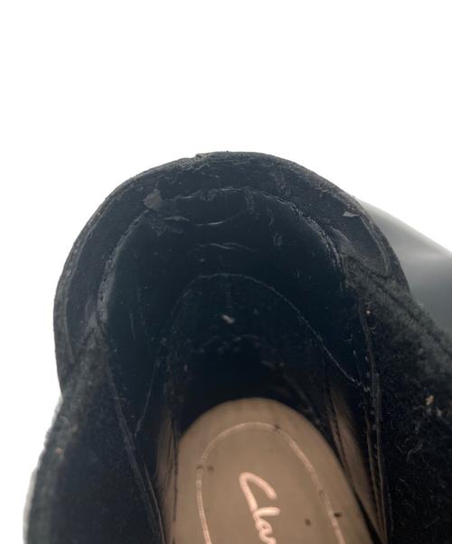 CLARKS（クラークス）CLARKS (クラークス) ショートブーツ ブラック サイズ:24の古着・服飾アイテム