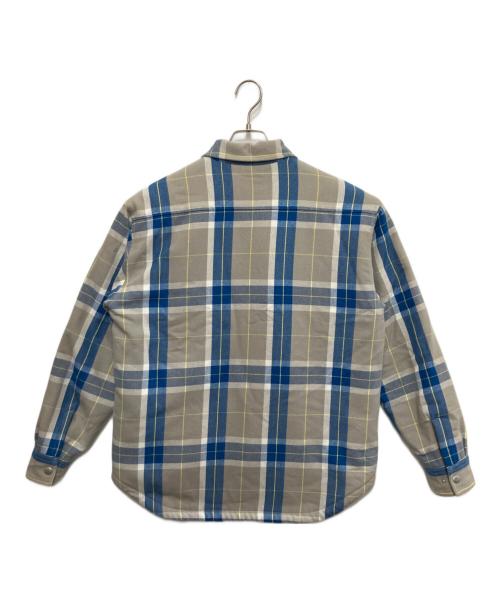 X-LARGE（エクストララージ）X-LARGE (エクストララージ) チェック柄裏ボアジャケット ベージュ×ブルー サイズ:Sの古着・服飾アイテム