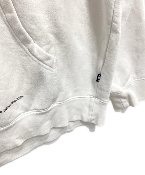 HUF（ハフ）HUF (ハフ) プルオーバーパーカー ホワイト サイズ:Lの古着・服飾アイテム