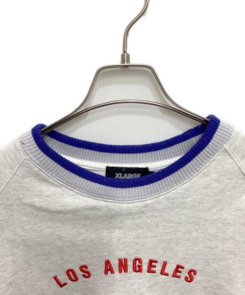X-LARGE（エクストララージ）X-LARGE (エクストララージ) 刺繍スウェット グレー サイズ:Lの古着・服飾アイテム