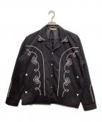 BACKERSバッカーズ）の古着「50's復刻ウエスタンシャツジャケット」｜ブラック