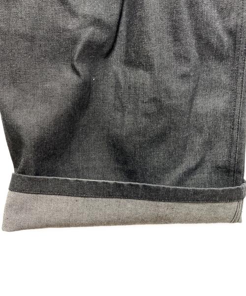 JOHN LAWRENCE SULLIVAN（ジョン ローレンス サリバン）JOHN LAWRENCE SULLIVAN (ジョン ローレンス サリバン) RIGID DENIM WIDE PANTS ブラック サイズ:Mの古着・服飾アイテム