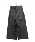 JOHN LAWRENCE SULLIVAN (ジョン ローレンス サリバン) RIGID DENIM WIDE PANTS ブラック サイズ:M：15000円