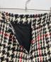中古・古着 RED VALENTINO (レッドヴァレンティノ) ツイードミニスカート ホワイト×ブラック サイズ:38：8000円
