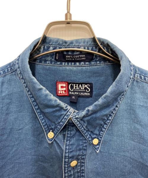CHAPS RALPH LAUREN（チャップス ラルフローレン）CHAPS RALPH LAUREN (チャップス ラルフローレン) ボタンダウンシャツ インディゴ サイズ:XLの古着・服飾アイテム