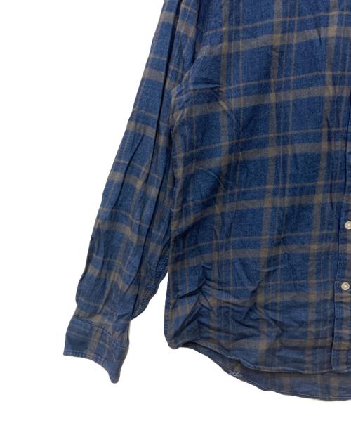 stussy（ステューシー）stussy (ステューシー) チェックネルシャツ ネイビー サイズ:XLの古着・服飾アイテム