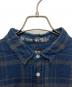 中古・古着 stussy (ステューシー) チェックネルシャツ ネイビー サイズ:XL：6000円