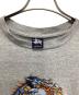 中古・古着 stussy (ステューシー) 90'sドラゴンプリントTシャツ グレー サイズ:L：18000円