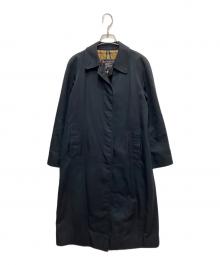 Burberry's（バーバリー）の古着「裏地ノバチェックステンカラーコート」｜ネイビー