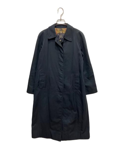 Burberry's（バーバリー）Burberry's (バーバリー) 裏地ノバチェックステンカラーコート ネイビー サイズ:不明の古着・服飾アイテム