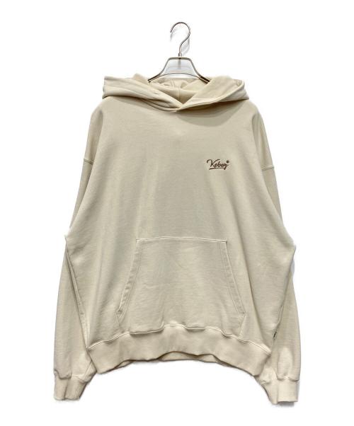 KEBOZ（ケボズ）KEBOZ (ケボズ) プルオーバーパーカー ベージュ サイズ:Lの古着・服飾アイテム