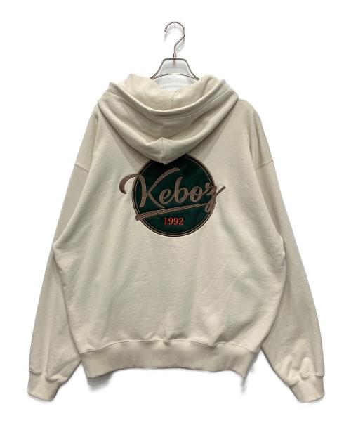 KEBOZ（ケボズ）KEBOZ (ケボズ) プルオーバーパーカー ベージュ サイズ:Lの古着・服飾アイテム