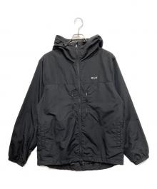HUF（ハフ）の古着「バックリフレクティブロゴマウンテンパーカー」｜ブラック