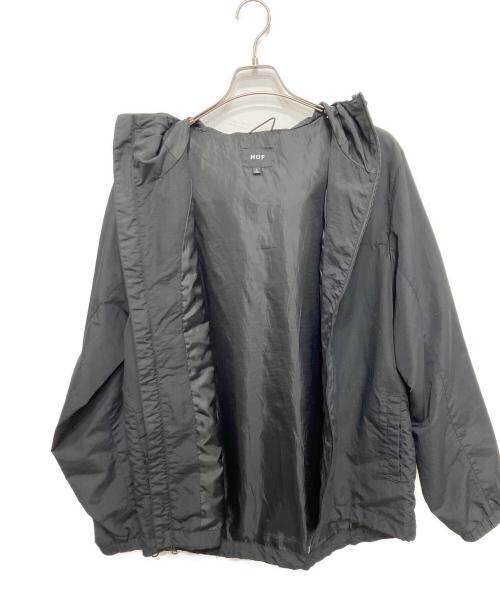 HUF（ハフ）HUF (ハフ) バックリフレクティブロゴマウンテンパーカー ブラック サイズ:Lの古着・服飾アイテム