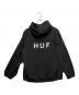 HUF (ハフ) バックリフレクティブロゴマウンテンパーカー ブラック サイズ:L：6000円