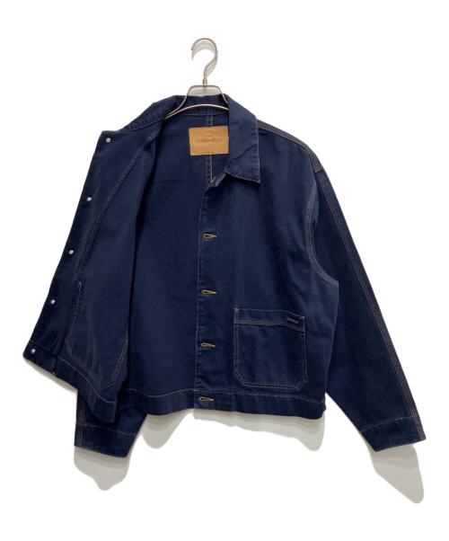 Calvin Klein（カルバンクライン）Calvin Klein (カルバンクライン) デッキジャケット ネイビー サイズ:Mの古着・服飾アイテム