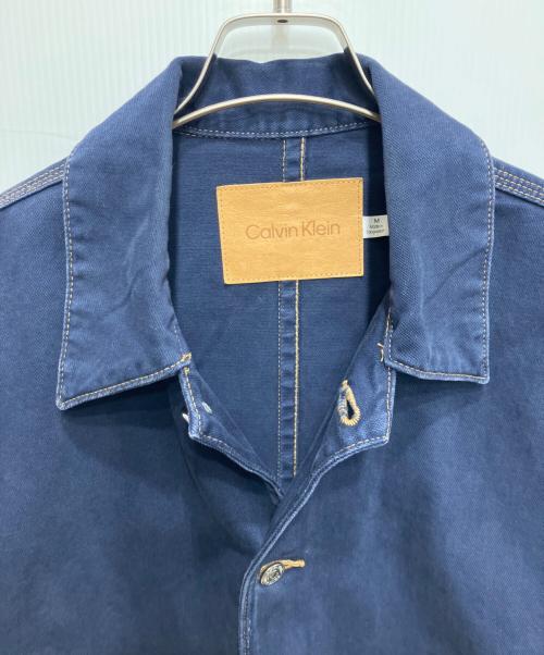 Calvin Klein（カルバンクライン）Calvin Klein (カルバンクライン) デッキジャケット ネイビー サイズ:Mの古着・服飾アイテム