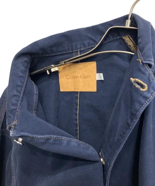 Calvin Klein（カルバンクライン）Calvin Klein (カルバンクライン) デッキジャケット ネイビー サイズ:Mの古着・服飾アイテム