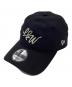 WTAPS（ダブルタップス）の古着「9TWENTY CAP WONY FLANNELキャップ　（9TWENTY CAPウォニーフランネルキャップ）」｜ブラック