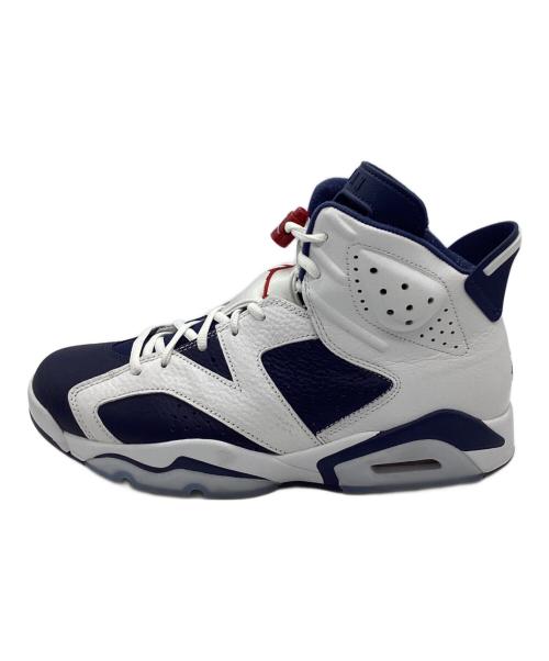 NIKE（ナイキ）NIKE (ナイキ) AIR JORDAN 6 RETRO ホワイト×ネイビー サイズ:28の古着・服飾アイテム