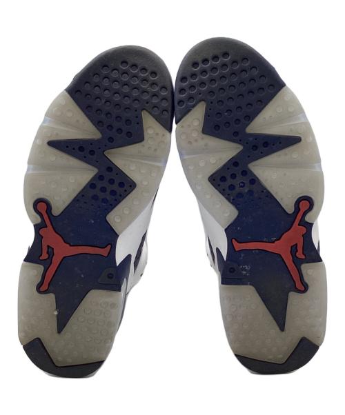 NIKE（ナイキ）NIKE (ナイキ) AIR JORDAN 6 RETRO ホワイト×ネイビー サイズ:28の古着・服飾アイテム