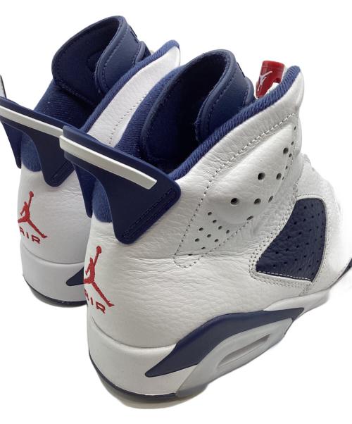 NIKE（ナイキ）NIKE (ナイキ) AIR JORDAN 6 RETRO ホワイト×ネイビー サイズ:28の古着・服飾アイテム