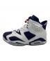 NIKE (ナイキ) AIR JORDAN 6 RETRO ホワイト×ネイビー サイズ:28：13000円