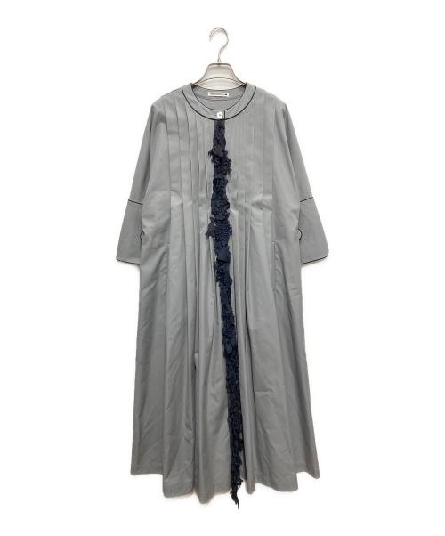 mina perhonen（ミナ ペルホネン）mina perhonen (ミナ ペルホネン) forest paradeドレスワンピース グレー サイズ:36の古着・服飾アイテム