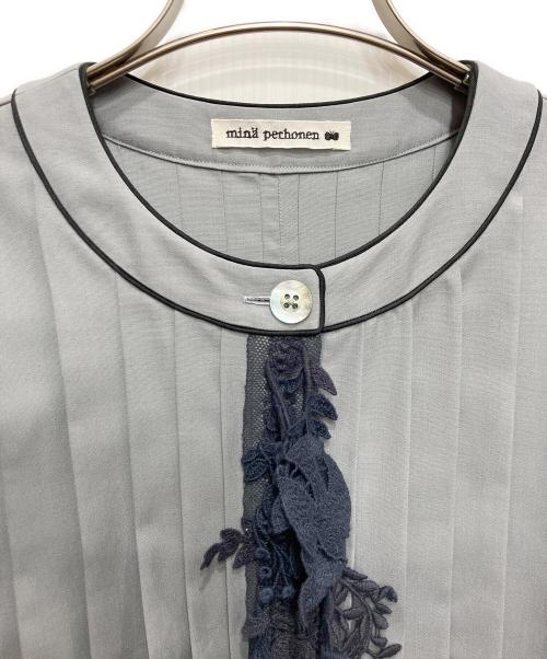 mina perhonen（ミナ ペルホネン）mina perhonen (ミナ ペルホネン) forest paradeドレスワンピース グレー サイズ:36の古着・服飾アイテム