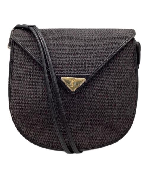 Yves Saint Laurent（イヴサンローラン）Yves Saint Laurent (イヴサンローラン) オールドフラップショルダーバッグ グレーの古着・服飾アイテム