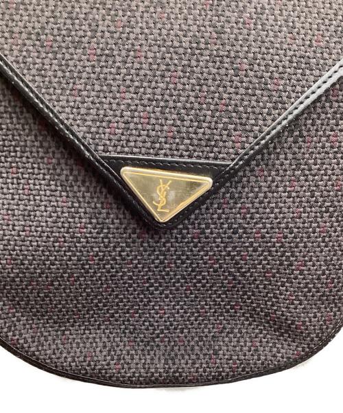 Yves Saint Laurent（イヴサンローラン）Yves Saint Laurent (イヴサンローラン) オールドフラップショルダーバッグ グレーの古着・服飾アイテム