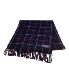 Burberry's（バーバリーズ）の古着「カシミヤマフラー」｜ネイビー