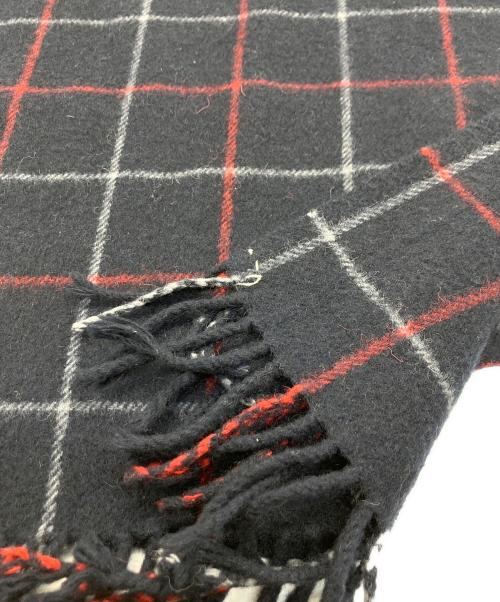 Burberry's（バーバリーズ）Burberry's (バーバリーズ) カシミヤマフラー ネイビーの古着・服飾アイテム