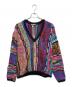 Coogi（クージー）の古着「Vネック3Dニット」｜マルチカラー
